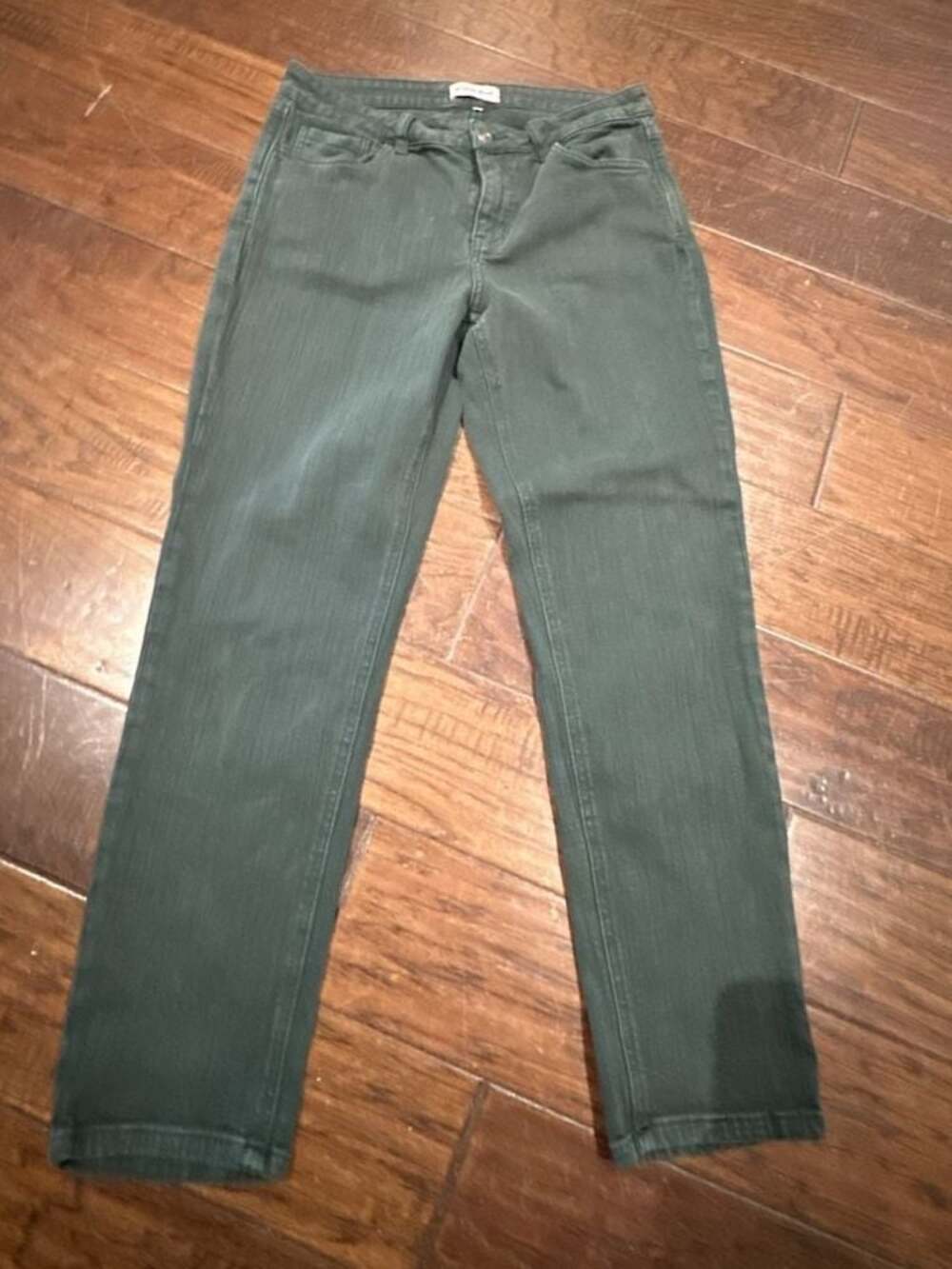 Studio Blue Women's Green Stretch Denim Jeans